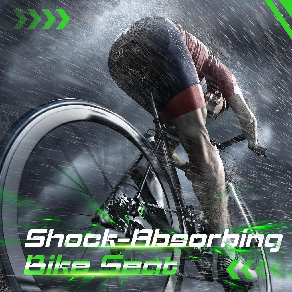 Zacro Bike Seat Cushion - Gel Padded Cover for Ultimate Comfort | Fits Peloton & Indoor/Outdoor Bikes