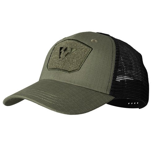 IDOGEAR Tactical Mesh Baseball Cap Breathable Operator Hat Military Ripstop Outdoor Hats with Loop Panel for Men & Women (Ranger Green)