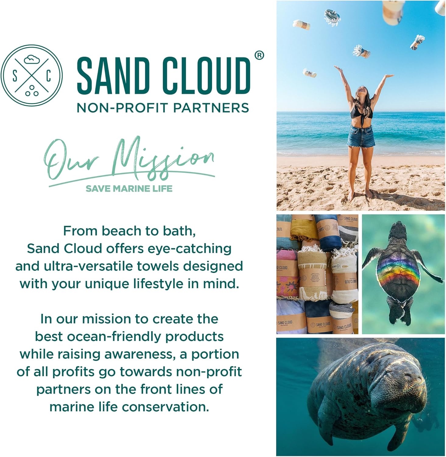 Sand Cloud Large Turkish Beach Towel - Sand Free & Quick Dry - 100% Organic Cotton - Boho Honey XL
