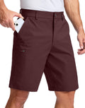 Pudolla Men's Golf Shorts - Quick Dry Stretch Casual Shorts with 4 Pockets | 7/9 Inch Lightweight Design