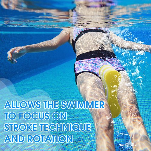 Outus 3 Pieces Swim Pull Buoy 5-Layer Leg Float Eva Pool Buoy Legs Hips Support Swim Gear Soft Swimming Pull Float Pool Training Aid for Kids Adults Beginners