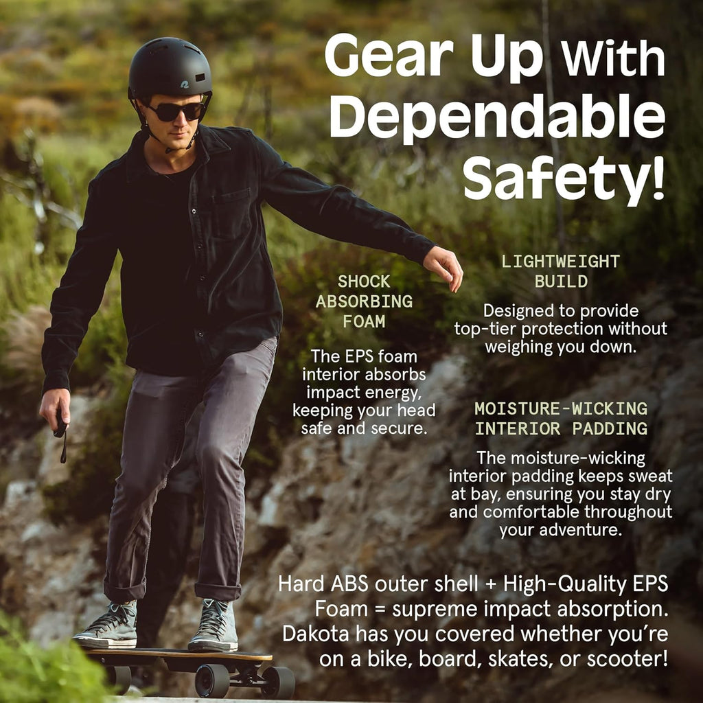 Retrospec Dakota Adult Bike Helmet - Multi-Sport Protection with ABS Shell & 10 Vents | Unisex Design