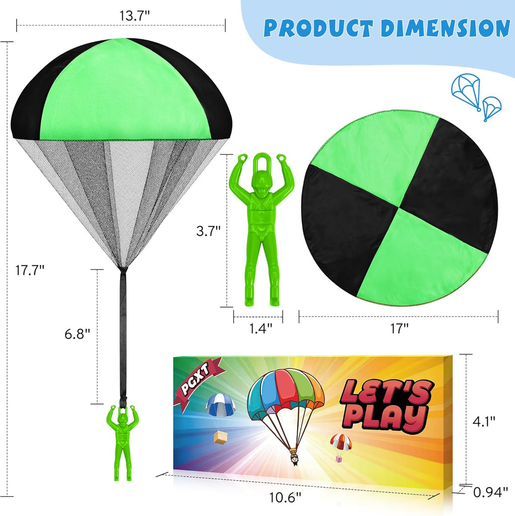 Parachute Toy - Flying Parachute Men for Kids | Fun Outdoor & Indoor Play - Perfect for Ages 3-12