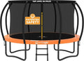 Jumpzylla Trampoline - ASTM Approved Outdoor Fun with Enclosure, Non-Slip Ladder & Anti-Rust Frame | 8FT-16FT Sizes