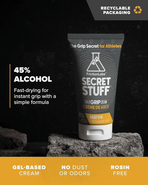 Friction Labs Quick Grip Liquid Chalk - Skin-Friendly Formula for Rock Climbing & Weightlifting | 75mL Made in USA