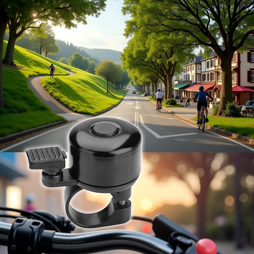 Bike Bell Bike Ring Bell Classic Bicycle Bell Loud Sound Bike Ring Aluminum Bike Ring for Road Bike, Mountain Bike, City Bike, Sports Bike Cycling Accessories Anti-Chafing Products