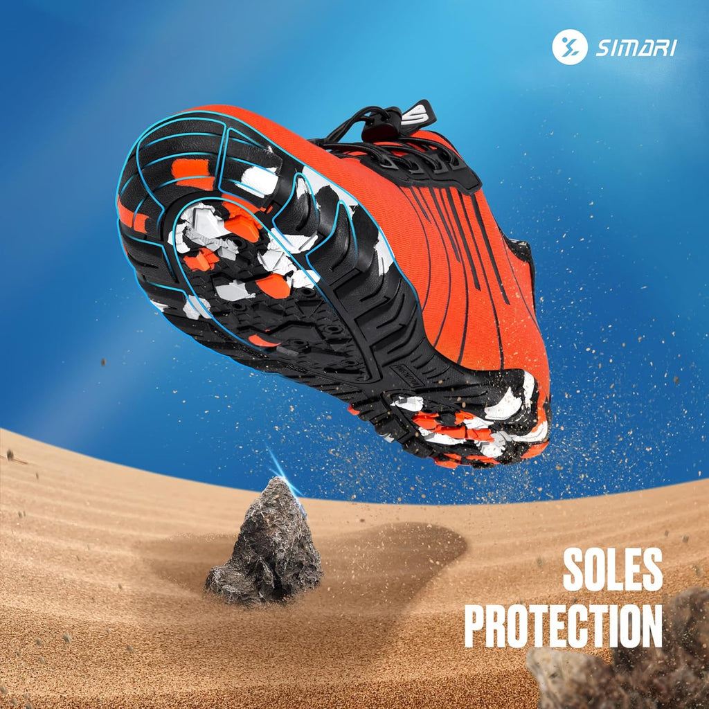 SIMARI Water Shoes - Quick-Dry Aqua Socks for Men & Women | Lightweight Non-Slip Swim Shoes for Beach & Water Sports
