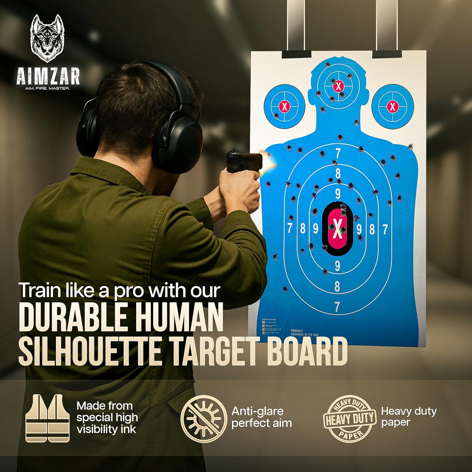 **Regine Switzerland Heavy Duty Shooting Targets - Indoor & Outdoor Range Targets for Rifles & Pistols**