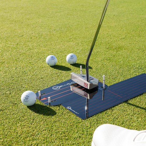 Wellputt - Wellvision Plus Putting Mirror - Ultra Thin Two Pieces Stainless Steel Training Aid