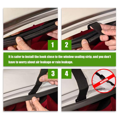 Rooftop Cargo Carrier - Car Roof Bag, 1000D PVC Soft-Shell Waterproof for Cars with/Without Racks, Includes Anti-Slip Mat, Storage Bag, Luggage Lock, 6 Extra Straps, 21 Cubic Feet