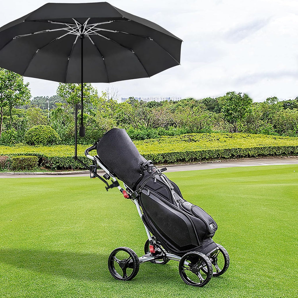 XLINGZA Beach Umbrella - UPF 50+ Protection with Adjustable Universal Clamp for Ultimate Shade