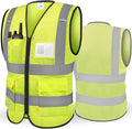 TICONN High Visibility Reflective Safety Vest - Class II Mesh for Men & Women | ANSI Compliant