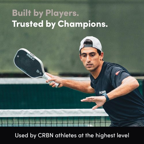 CRBN Pickleball - Edge Guard Tape - Protective Pickleball Paddle Edge Tape - Black 16mm 4 Pack