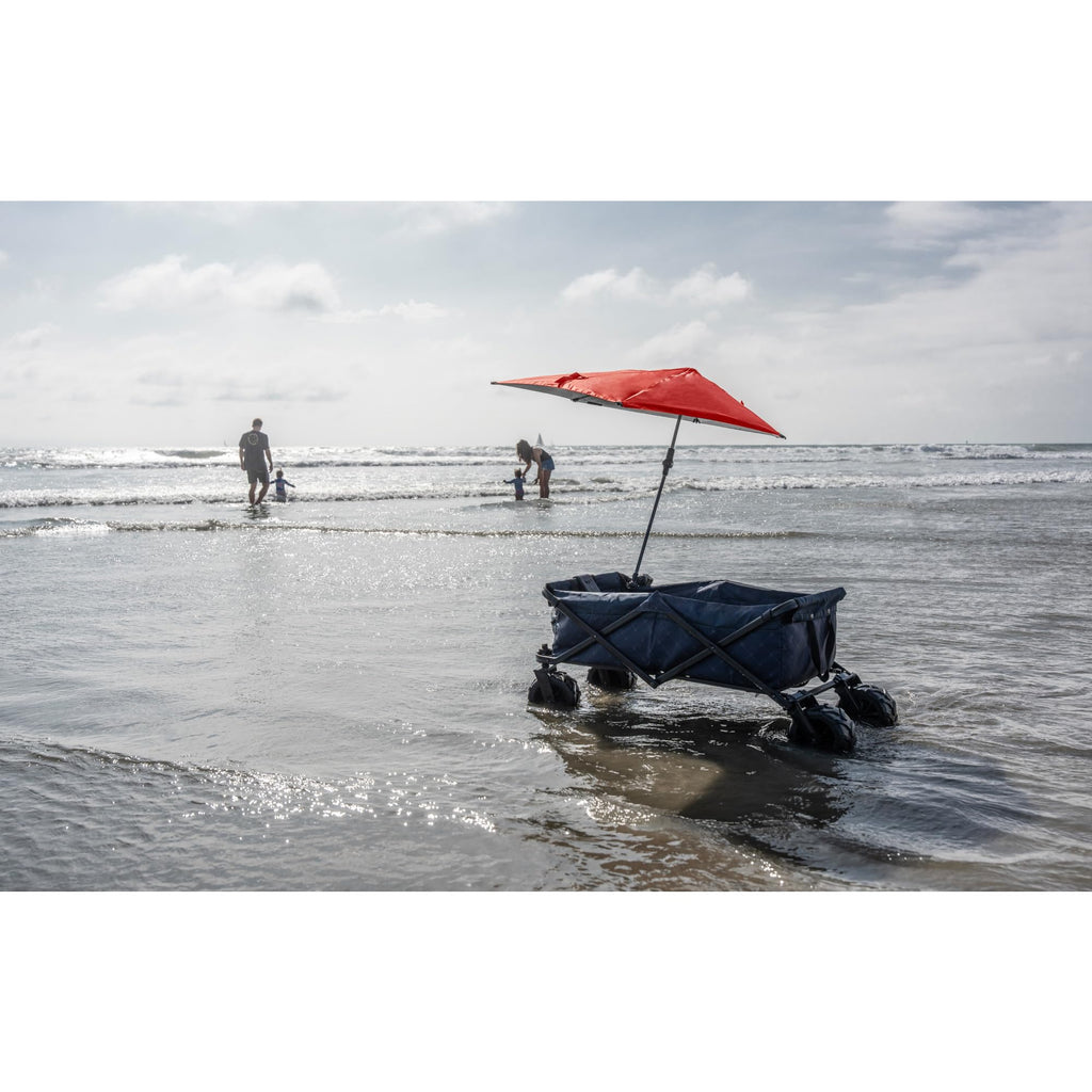 Sport-Brella Versa-Brella 4-Way Swiveling Sun Umbrella (Firebrick Red), Regular