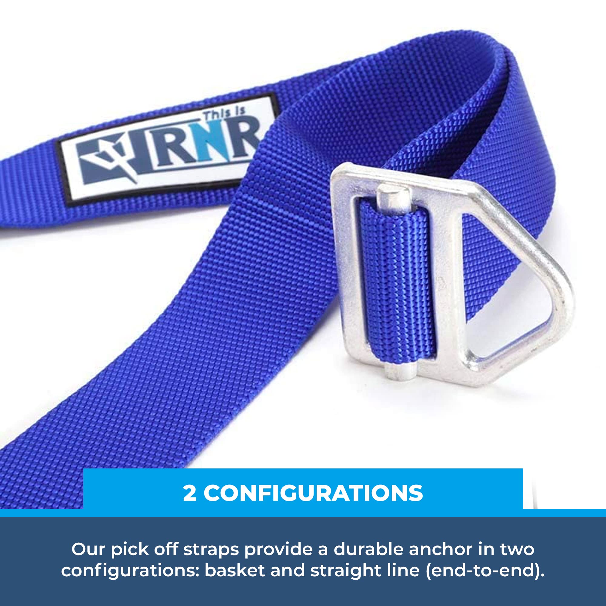 Rock-N-Rescue Pick Off Strap - Mountaineering and Rock Climbing Accessories, Firefighting and Rescue Gear, Adjustable Sling, Customizable Length