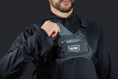 MVRK Running Vest - Water Resistant Chest Pack with Phone Holder | Lightweight & Reflective Design
