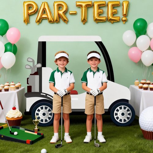 Life Size Golf Cart Cardboard Cutout by [Brand Name] - Perfect Photo Booth Prop for Parties & Events