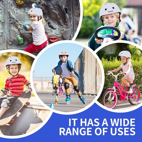 BURSUN Kids Bike Helmet - Adjustable & Ventilated Multi-Sport Safety Gear for Ages 2-14 | Boys & Girls