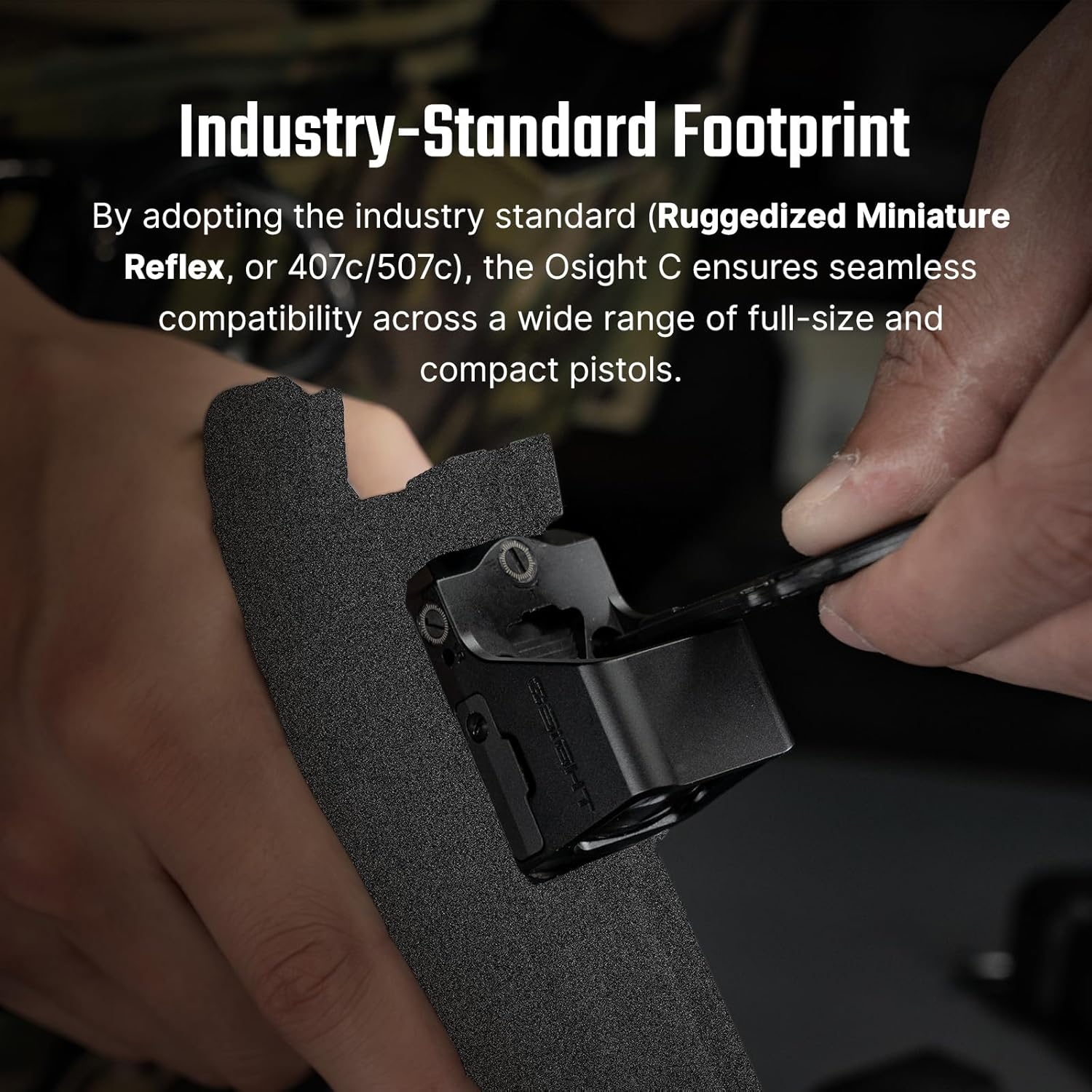 OSIGHT C Micro Red Dot Sight - Compact Design with OSP-091 Low Profile Mount