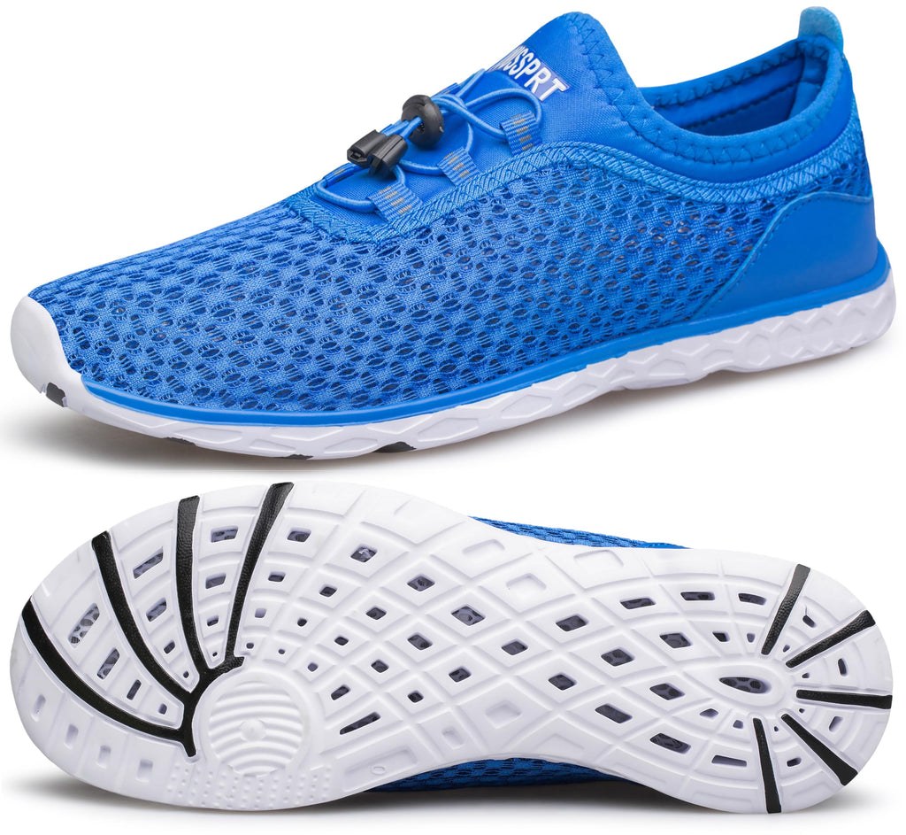 DOUSSPRT Women's Water Shoes Quick Drying Sports Aqua Shoes RoyalBlue 11