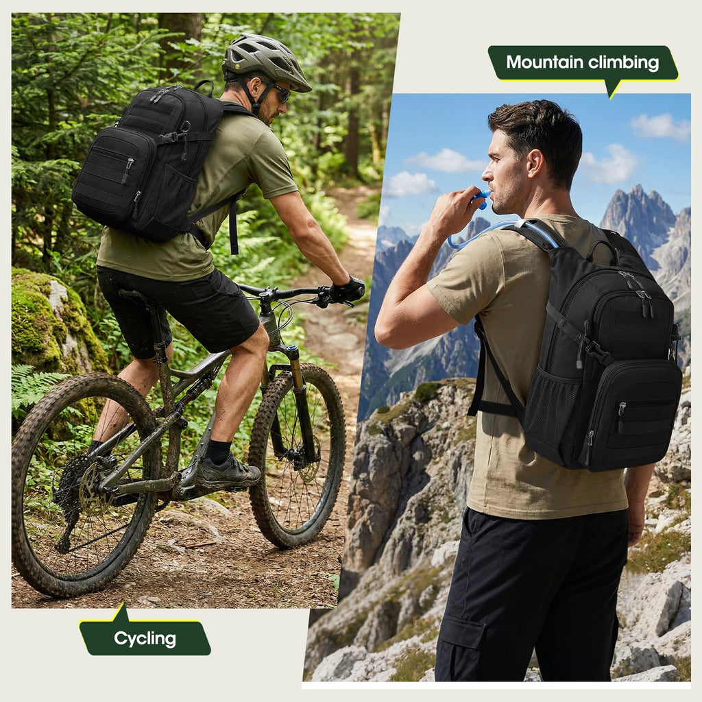 RAINSMORE Lightweight Running Hydration Backpack with 2L Water Bladder