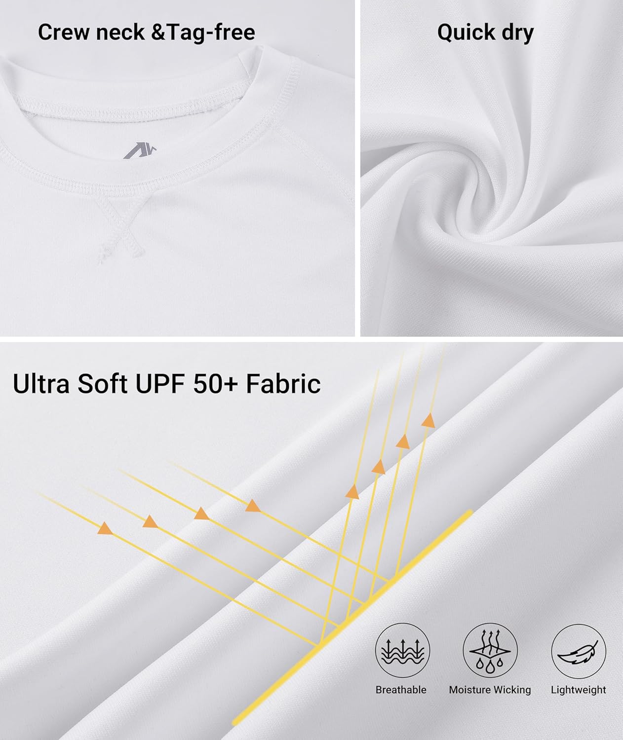 Skiennix Boys Rash Guard - UPF 50+ UV Sun Protection Long Sleeve Swim Shirt | Quick Dry Athletic Tee