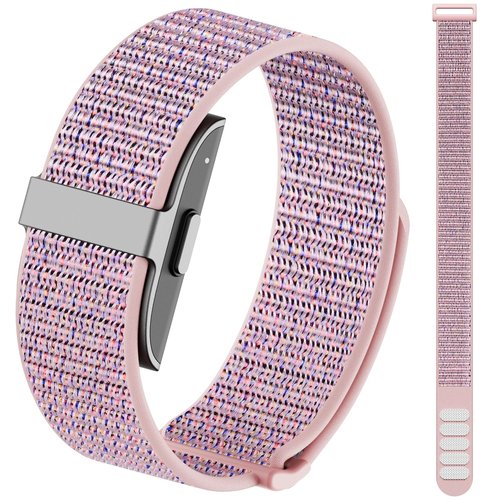 Polyjoy Nylon Loop Sport Replacement Bands Compatible with Hume Health Band, Soft Breathable Adjustable Wrist Band for Hume Band Replacement Strap Wristband for Fitness Tracker Women Men