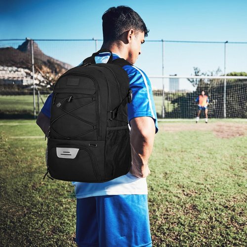 Goloni Soccer Backpack - Versatile Basketball & Soccer Bag with Ball and Shoe Compartments | Durable Design
