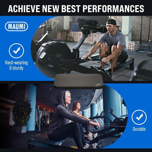 MAUMI Rowing Machine Seat Cushion Seat Pad for Concept 2 Rowing Machine D Waterrower and Any Other Rower - Accessories for Training on Rowerg Row Machine and Water Rower Rowing Machine