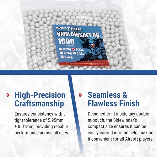 Matrix Airsoft - Match Grade 6mm Airsoft BBs | High Precision & Consistent Performance