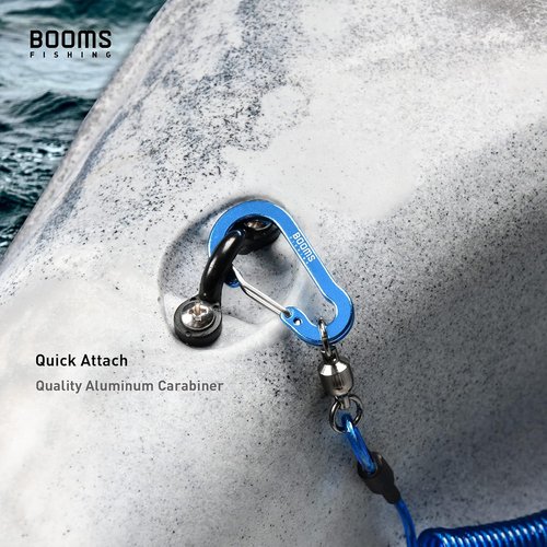 Booms Fishing T02 Fishing Pole Tether - Heavy Duty Kayak Paddle Leash for Fishing Tools & Rods