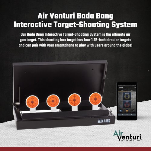 Air Venturi Bada Bang Interactive Target-Shooting System, BB and Airsoft Accessory