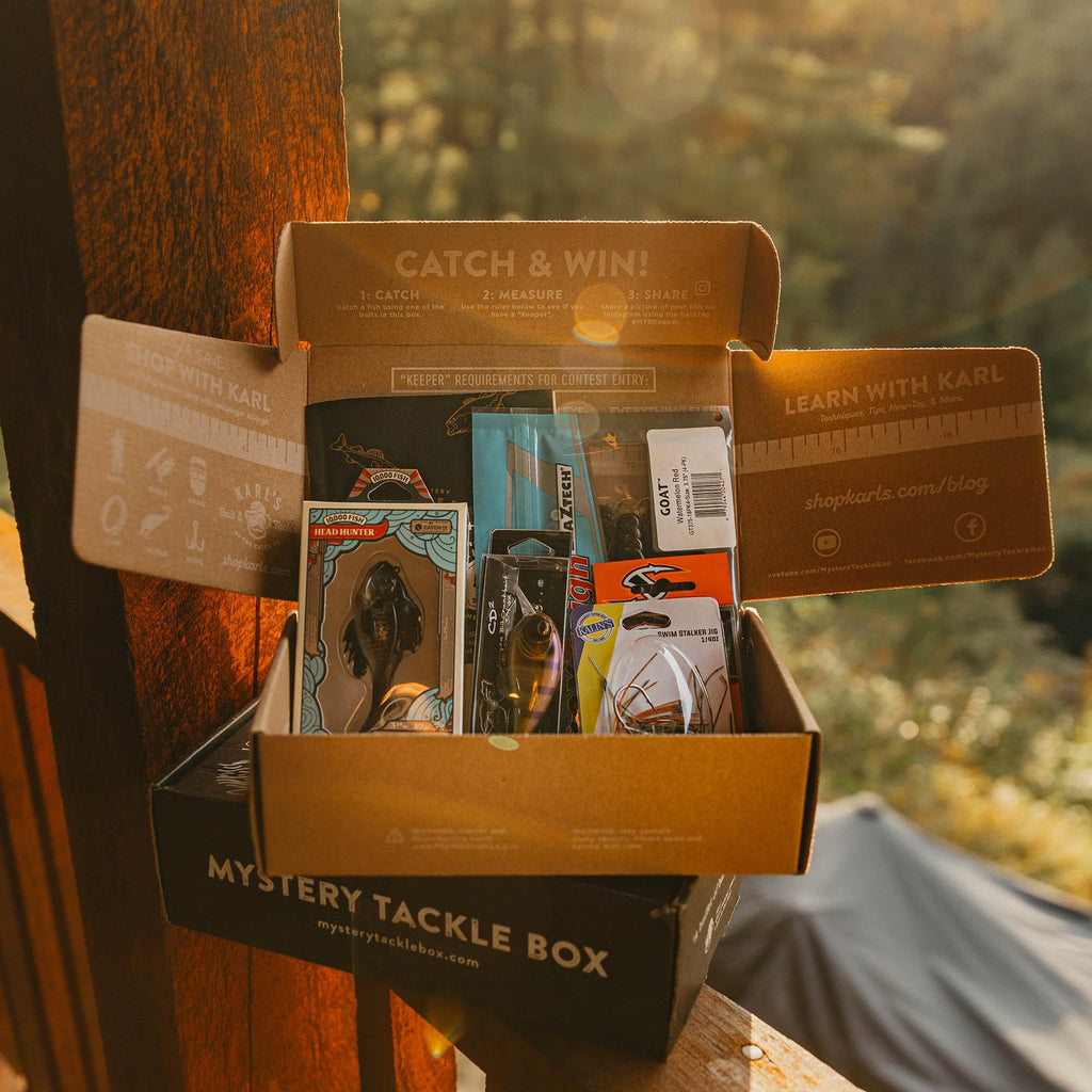 Catch Co Mystery Tackle Box Freshwater Catch All Fishing Kit | MultiSpecies | Largemouth Bass | Smallmouth Bass | Trout | Panfish