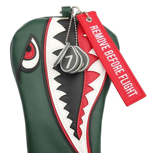 New Flying Tiger Warshark Golf Headcover for Golf Club Available for Driver/Fairway/Hybird (Hybird Cover)