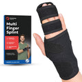 Trigger Finger Splint Finger Brace | Middle Finger Splint | Splint For Fractures, Broken Ring Finger, Arthritis, Tendonitis | Mallet Finger Splint Straightener Immobilizer | (RIGHT SMALL-MEDIUM)