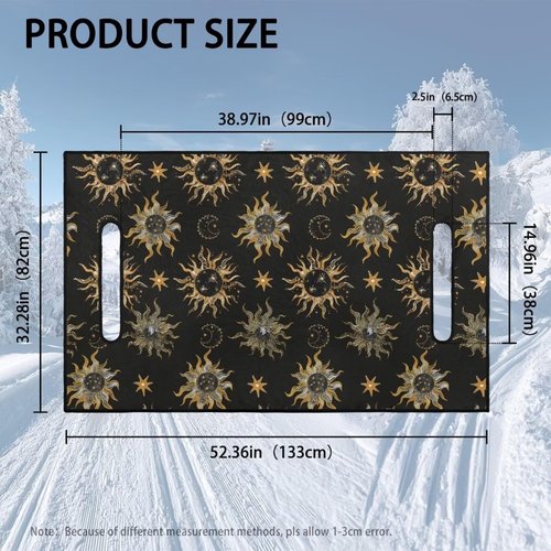 Golden Winter Golf Cart Seat Covers Sun Quick-Drying Winter Golf Accessories Protect Your Carts Seats from Scorching Sun and Sudden Rain Showers—Play Longer, Stay Comfortable