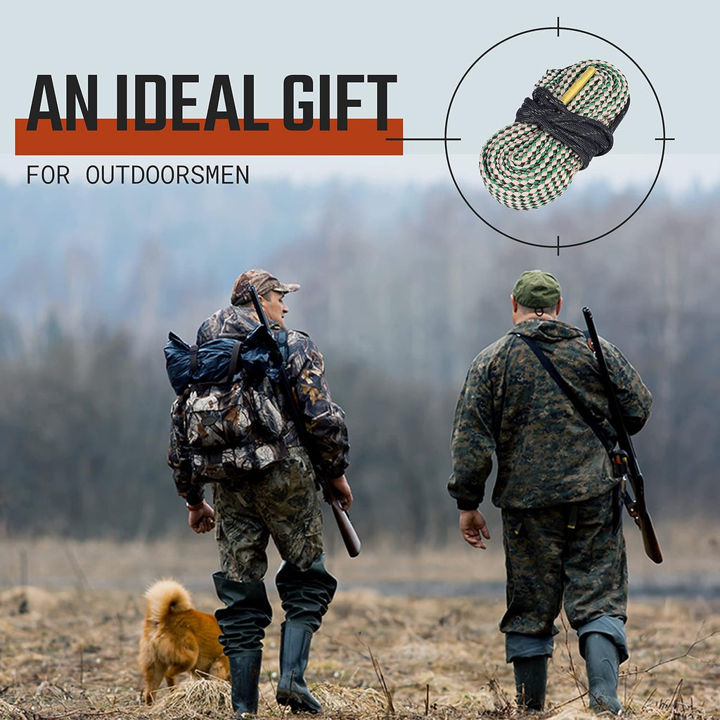 Ultimate Rifle Build Gun Snake - Compact Cleaner Rope for .223, 5.56mm, .22, 9mm, .380, 12 GA, .30, .308, .44 Cal
