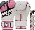 RDX Boxing Gloves EGO - Maya Hide Leather Sparring & Training Mitts | Ventilated Support, 8-16 oz