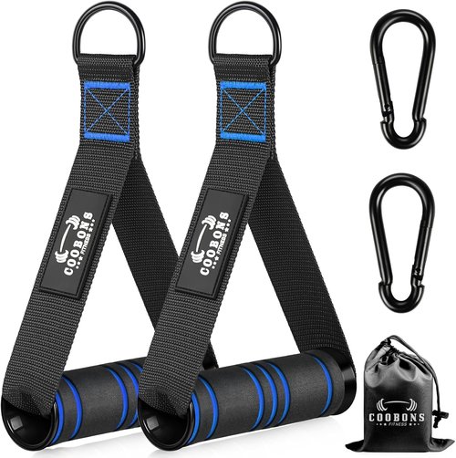 Heavy Duty Exercise Handles - Gym Cable Attachments for Resistance Bands & Cable Machines