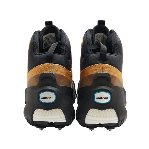 ICETRAX V5 HEX Ice Cleats, Easy to Replace Cleats, Winter Ice Grips for Shoes and Boots, StayON Toe, Reflective Heel(S/M (Men: 5-9 / Women: 6.5-10.5), HEX)