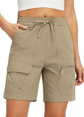 Libin Women's Hiking Shorts - Lightweight Quick-Dry Cargo Shorts for Casual Travel | Water-Resistant