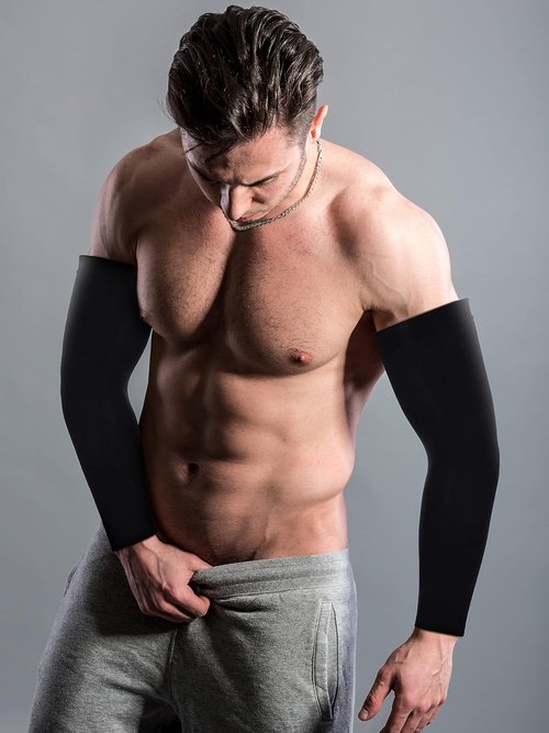 Bememo UV Protection Arm Sleeves - 12 Pairs of Long Cooling Covers for Unisex Wear