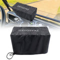 Waterproof touchscreen case for golf carts, with drawstring, made of Oxford cloth, suitable for Evolution and Denago golf carts, Evolution golf cart accessories, dustproof, sunproof, and weatherproof.