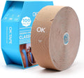 OK TAPE Kinesiology Tape - Pre-Cut Strips (100 PCS) | Hypoallergenic, Waterproof Athletic Tape 2in x 10in