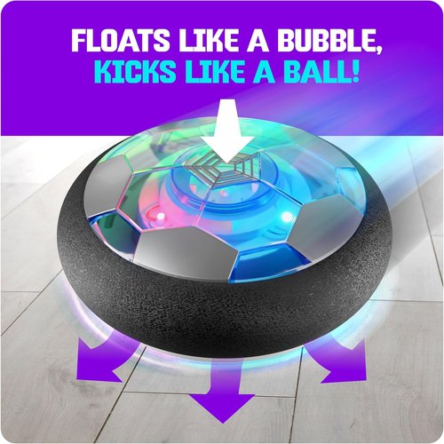 Ninja Blast Hover Soccer Ball - Light-Up Indoor Toy for Kids | Perfect Birthday Gift for Ages 5-12