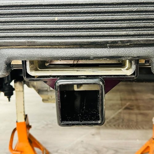 Huskey Heavy Duty Trailer Hitch Fits Club Car DS Golf Carts 1981+ / Mount on Rear Chassis (NOT Rear Seat Footrest)