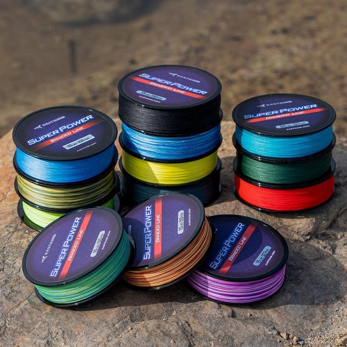 KastKing SuperPower Braided Fishing Line - Abrasion Resistant, Zero Stretch, Smaller Diameter - Essential Gear for Anglers!