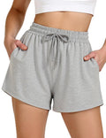 Women's Sweat Shorts Sweatshorts Summer Lounge Cotton Drawstring Cute Fleece Shorts with Pockets Athletic Running Active Elastic Jersey French Terry Shorts 2026 Women Cloth Sweatpants Dark Green