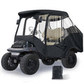CartClan Club Car Precedent Enclosure, Golf Cart Enclosure Suitable for 4 Passengers Club Car Precedent Model, 600D Waterproof Heavy Duty Rain Cover with 4-Sided Clear PVC Windows & Zippered Doors