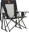 GCI Outdoor Comfort Pro Rocker Camping Chair - Portable Folding Rocking Chair with Armrests & Drink Holder | USC Trojans